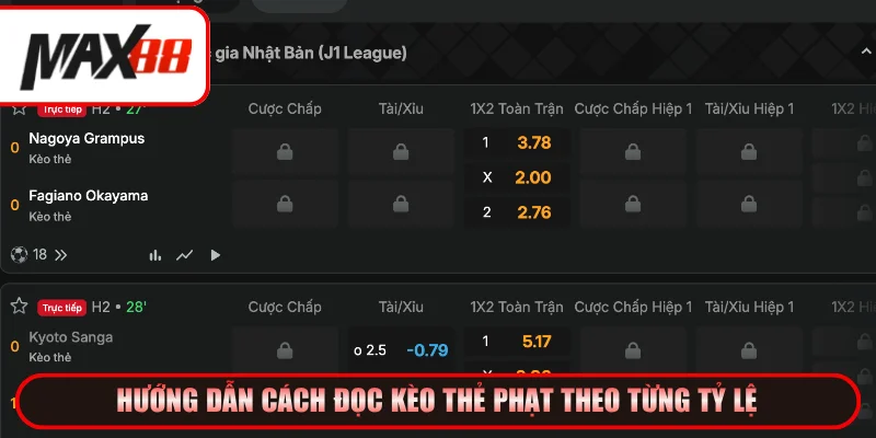 Cách tính kèo thẻ phạt dễ hiểu dành cho người mới